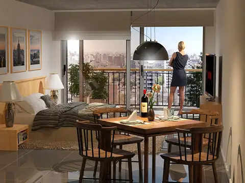 Departamento monoambiente en construcción excelente calidad Capadocia Cafferata al 300 Rosario