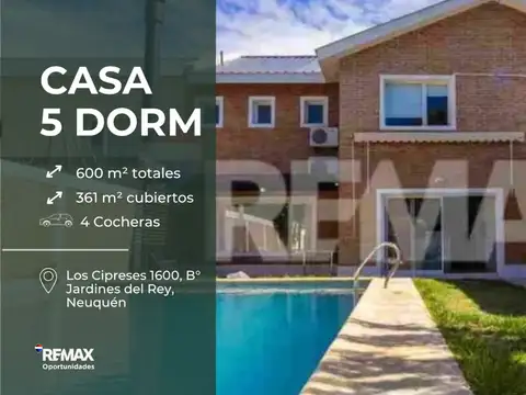 ALQUILER CASA CON PILETA EN JARDINES DEL REY