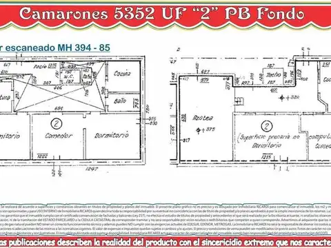 Camarones 5352 , Piso PB