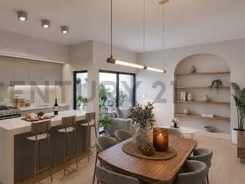 Casa dos dormitorios planta alta barrio Lourdes