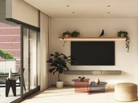 Departamento Monoambiente con 1 baño
