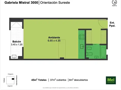 Gabriela Mistral 3000, Piso 2