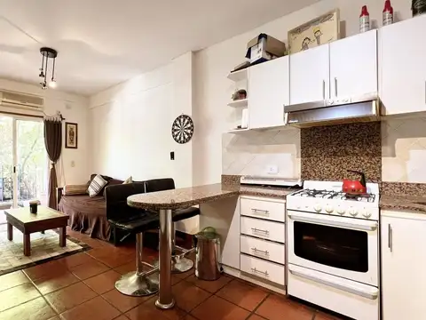 Departamento 2 ambientes con 1 baño