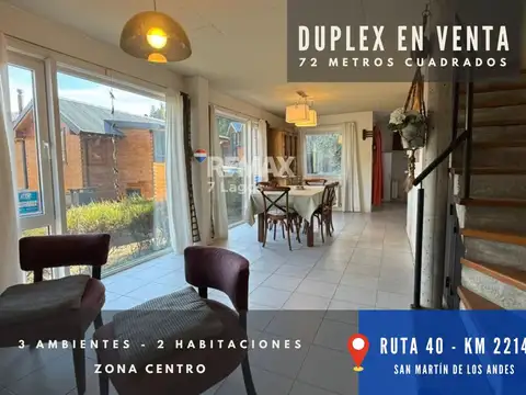DUPLEX 3 AMBIENTES SOBRE RUTA 40