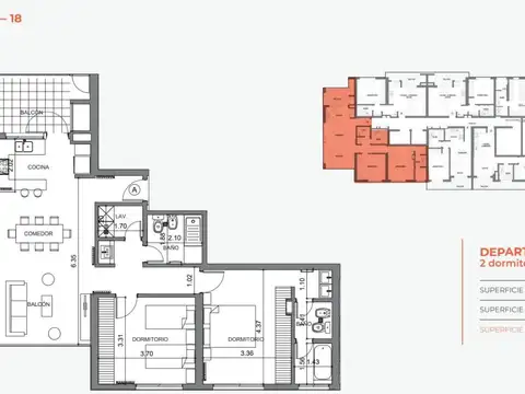 Venta Departamento en Santa Fe en Desarrollo