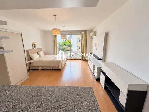 Monoambiente amoblado en Belgrano. Muy luminoso y full amenities