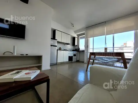 Departamento monoambiente dividido con pileta en Palermo Hollywood en alquiler temporario