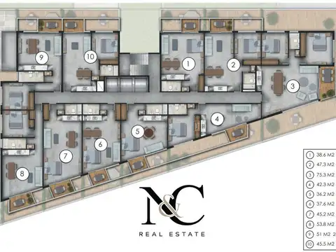 Departamento en Venta de 1 dormitorio