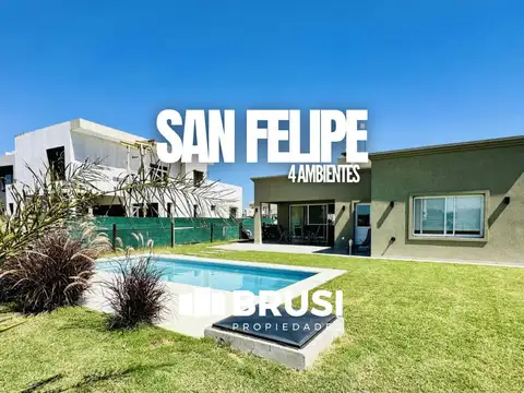 CASA 5 AMBIENTES EN VENTA EN SAN FELIPE - EQUIPADA