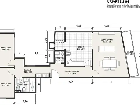 Departamento en Venta Apto profesional