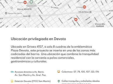 Departamento en Venta en Villa Devoto, USD 109.764