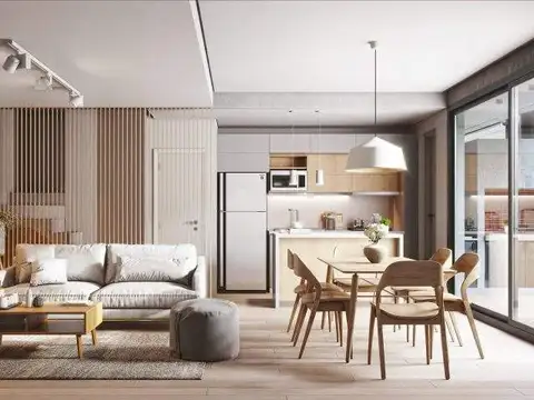 Departamento 3 ambientes con 2 baños