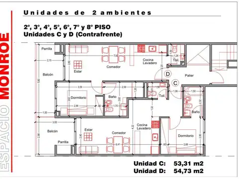 Av. Monroe 4445 , Piso 7
