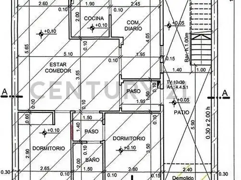 Departamento en Venta de 3 ambientes
