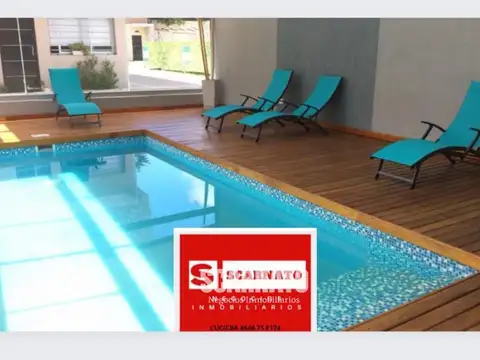 Departamento 2 ambientes con 1 baño