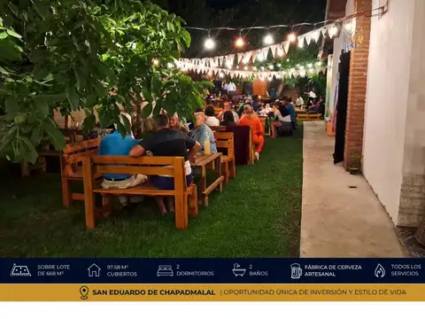 EN VENTA CASA + FABRICA DE CERVEZA EN CHAPADMALAL