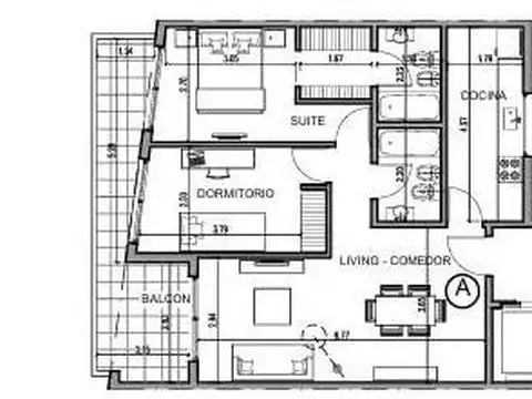 Departamento en pozo Parque Chas