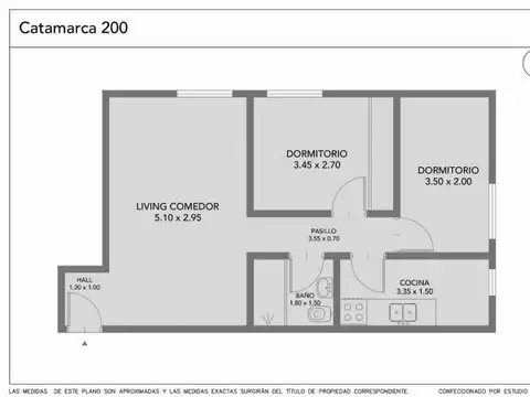Departamento en Venta en Balvanera, USD 63.000