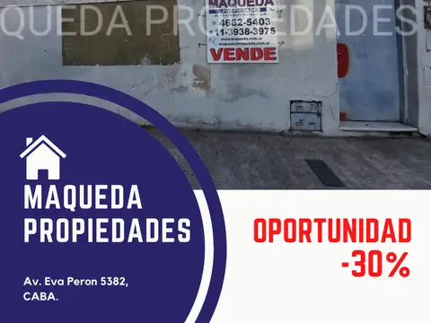 2 DEPARTAMENTOS EN BLOCK DE 3 AMB C/U PARA ARREGLAR ¡ GRAN OPORTUNIDAD !