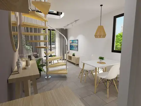 Departamento Monoambiente con 1 baño