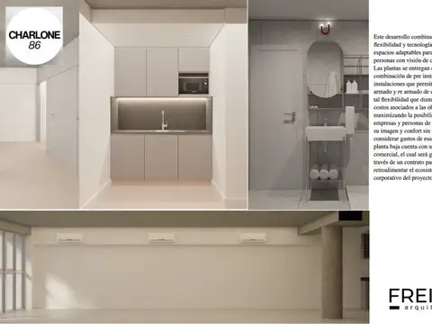 Oficina Monoambiente con 1 baño