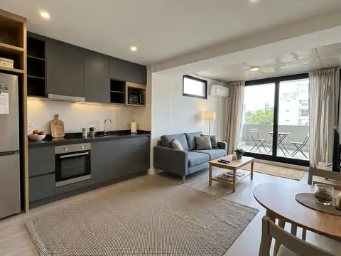 Monoambiente con balcón terraza de 9,5 m² en Villa Ortúzar
