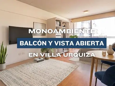 VENTA MONOAMBIENTE BALCÓN PILETA  VILLA URQUIZA