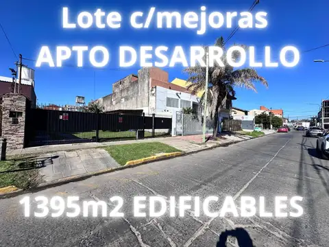 TERRENO 460 m² | C2b | IDEAL DESARROLLO | 1395 m² EDIFICABLE