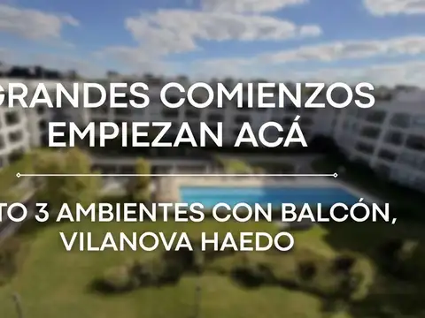VENTA DEPARTAMENTO 3 AMBIENTES VILANOVA HAEDO