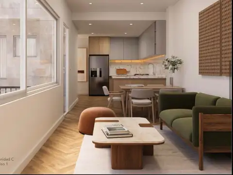 Departamento 3 ambientes con 1 baño