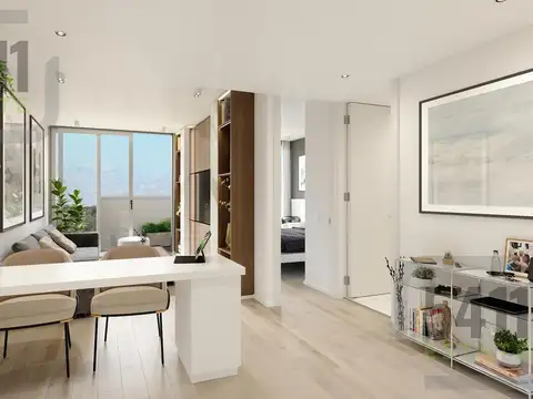 Venta Departamento Monoambiente contrafrente con Balcon en Palermo