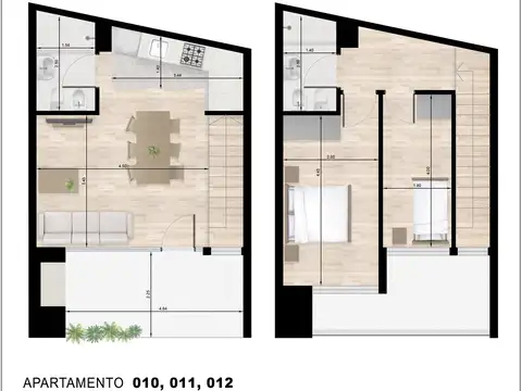 APARTAMENTO 2 DORMITORIOS CON PARRILLA EN 3 CRUCES