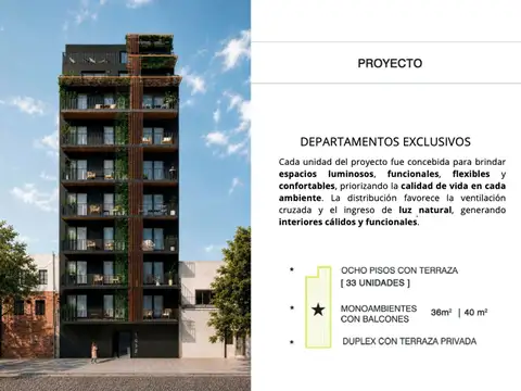 Departamento en Venta de 2 ambientes
