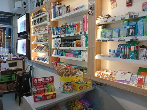 Excelente Maxikiosco 24 hs ubicado en la zona de Palermo, muy buena zona transitada, cercania con subte linea D.