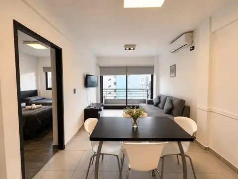 Departamento temporal amoblado alquiler dia, sem, mes. Buenos Aires. Cerca FAVALORO, GARRAHAN, UADE