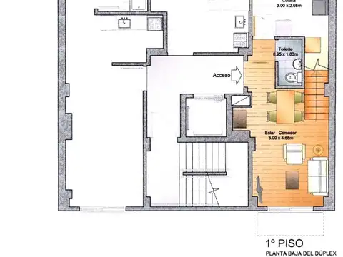 Franklin 1200, Piso 1