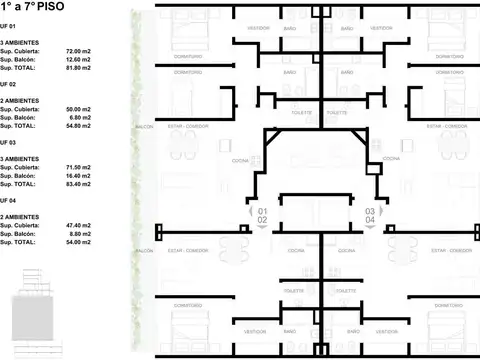 Departamento en pozo de dos ambientes - Venta - Bajo Belgrano - Excelente oportunidad.