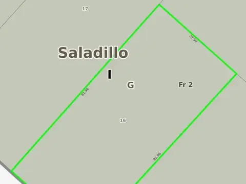 Terreno en Venta en Saladillo, USD 38.000