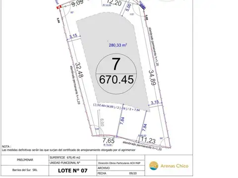 Terreno en Venta de 670,0 m2