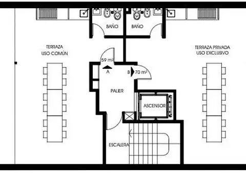 Departamento en Venta de 3 ambientes