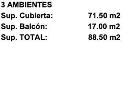 Departamento en Venta de 2 dormitorios
