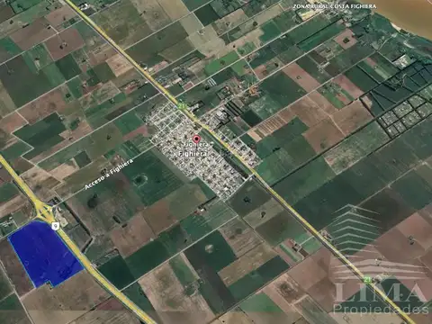 Ruta Nacional 9 y Acceso a Fighiera