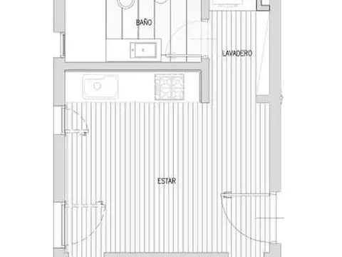 Departamento en Venta de Monoambiente