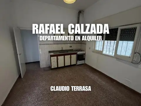 Departamento céntrico de dos ambientes en Rafael Calzada