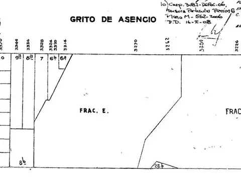 VENTA LOTE 8,85 X 54,55 VENDIBLES 2657m2 - USAM