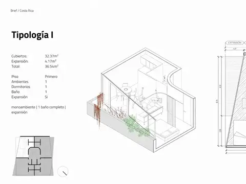 Departamento en Venta de Monoambiente