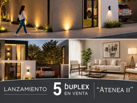 LANZAMIENTO EXCLUSIVO | ATENEA II ? ¡5 DÚPLEX EN VENTA