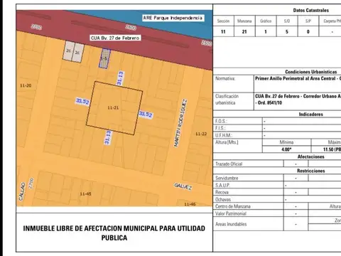 Terreno en Venta de 126,0 m2