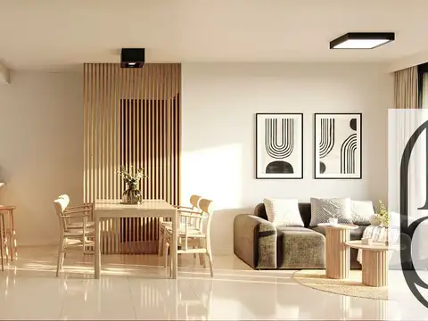 Departamento 3 ambientes con 2 baños