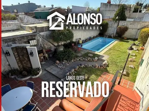 CASA 3 AMBIENTES CON PISCINA EN VENTA EN LANÚS